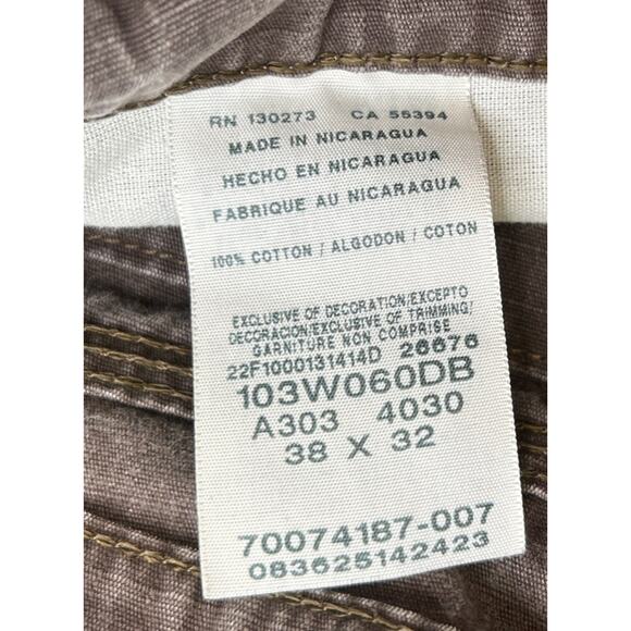 (2) Y2K Wrangler Riggs Cargo Pants Mens 36X32 Blue Brown Ripstop Workwear Baggy - Picture 7 of 10